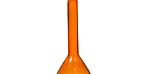 BALÃO VOLUMETRICO CLASSE A ROLHA DE POLI (ÂMBAR)