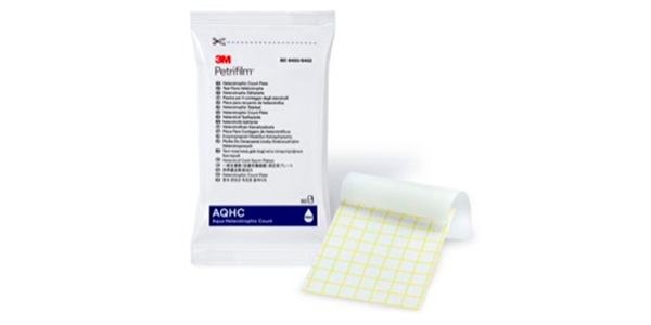 PLACA 3M™ PETRIFILM™ AQUA AQHC 6450 PARA CONTAGEM DE HETEROTRÓFICOS, 100 UNIDADES