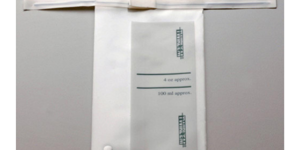 SACO ESTERIL COM TIOSSULFATO DE SODIO 500ML, 100UN, REF. KWS33100, LABPLAS